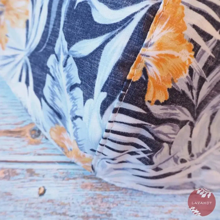 Hawaiian Face Mask • Navy Maui - Made in Hawaii