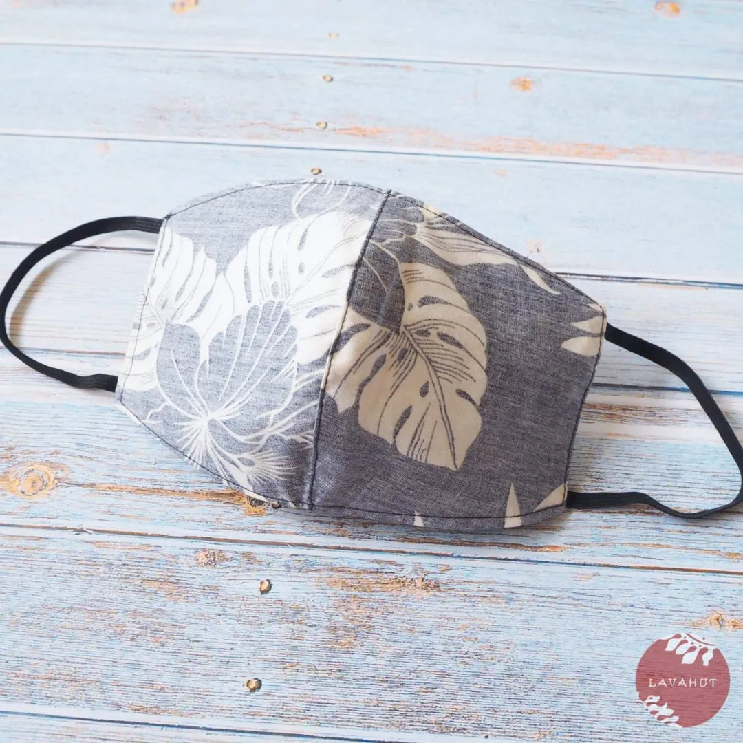 Hawaiian Face Mask ?? Navy Orchid - Made in Hawaii