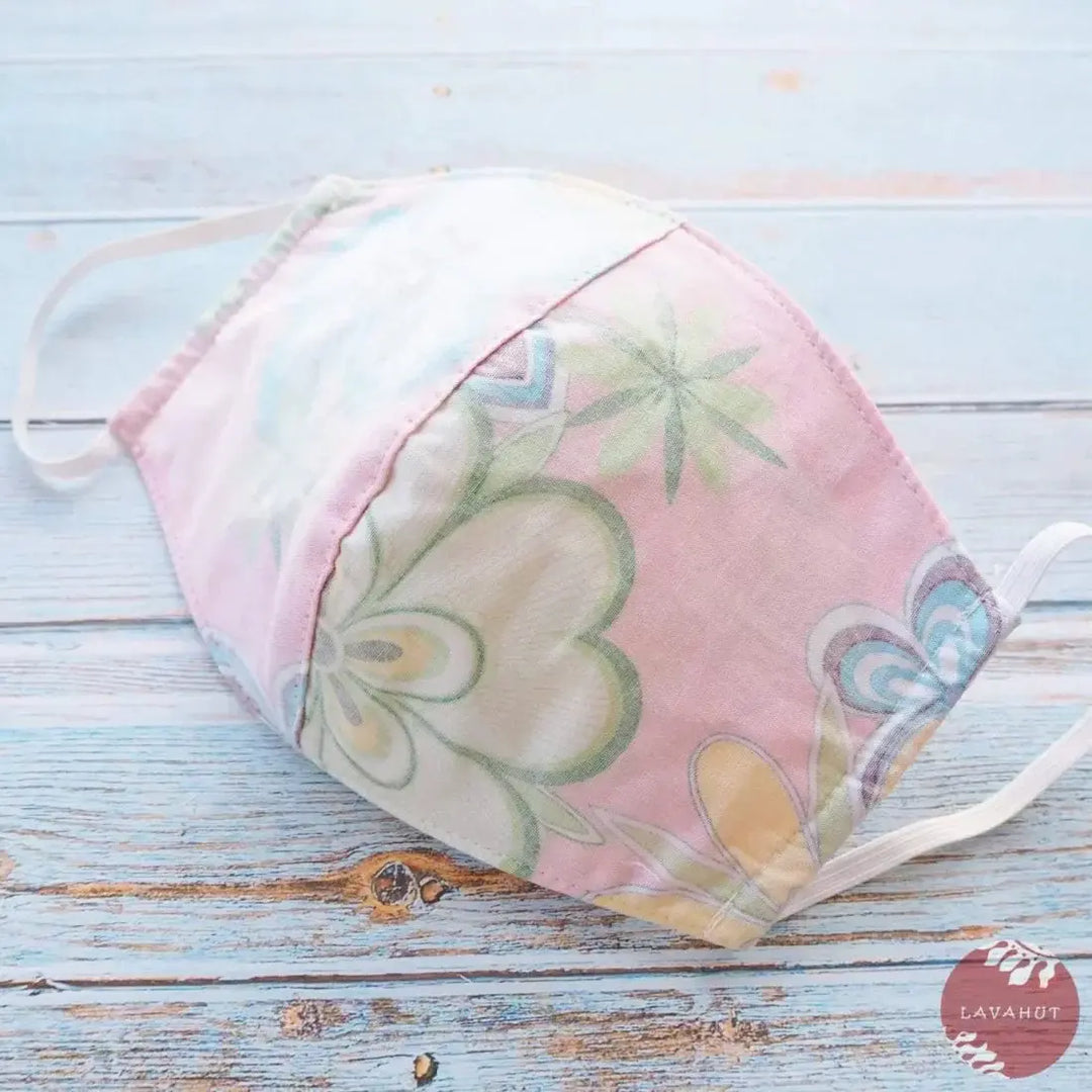 Hawaiian Face Mask • Pink Disco ?Inside out Style’ - Made in Hawaii
