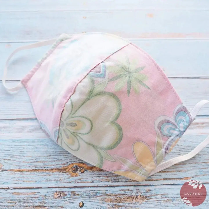 Hawaiian Face Mask • Pink Disco ?Inside out Style’ - Made in Hawaii