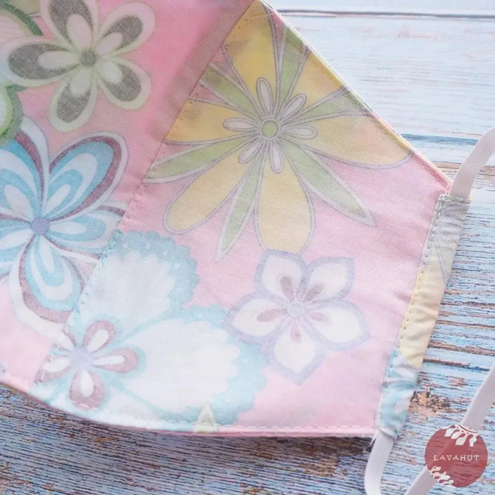 Hawaiian Face Mask • Pink Disco ?Inside out Style’ - Made in Hawaii