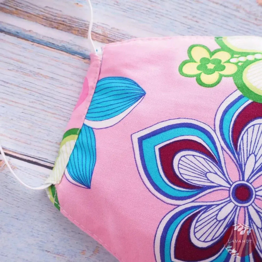 Hawaiian Face Mask • Pink Disco - Made in Hawaii