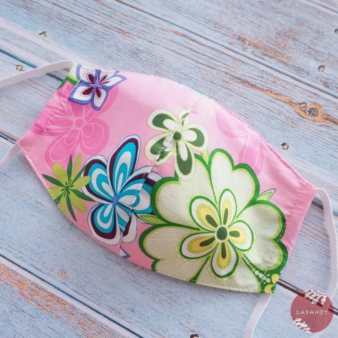 Hawaiian Face Mask • Pink Disco - Made in Hawaii