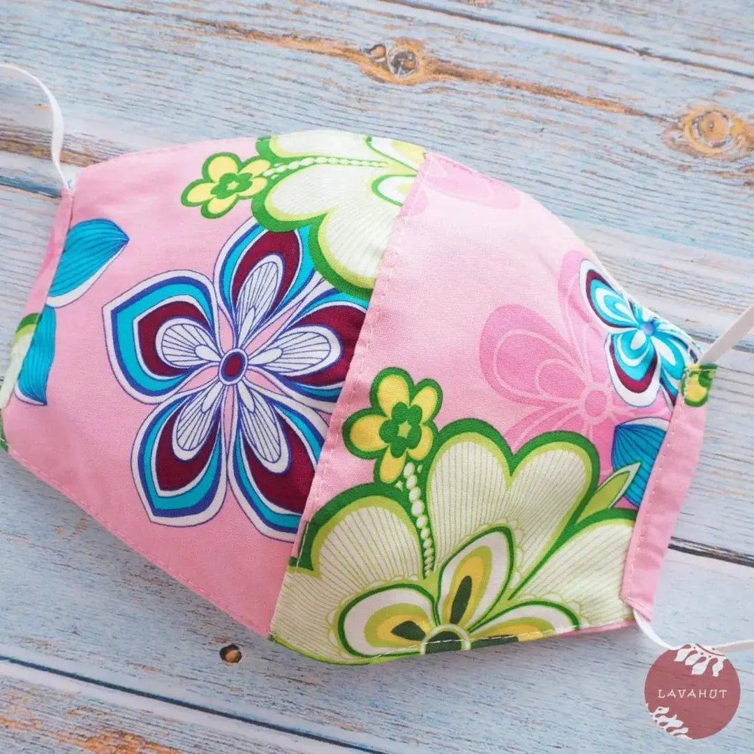 Hawaiian Face Mask • Pink Disco - Made in Hawaii