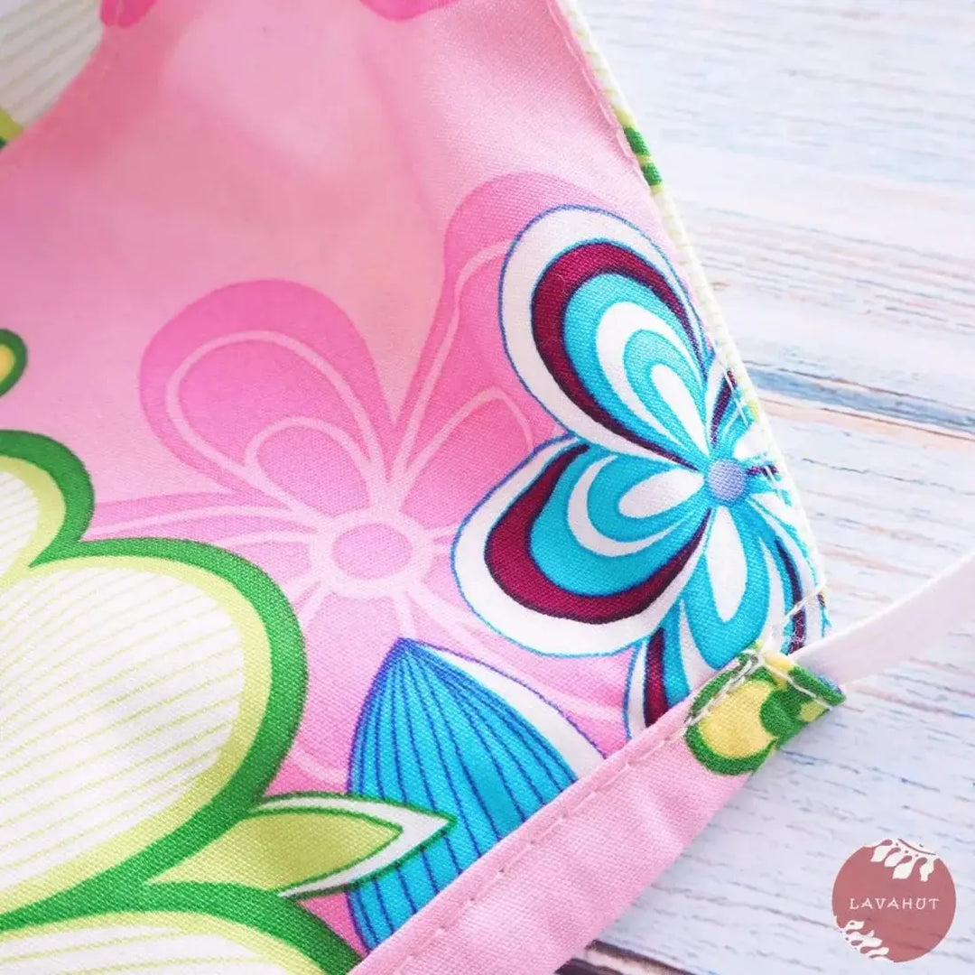 Hawaiian Face Mask • Pink Disco - Made in Hawaii