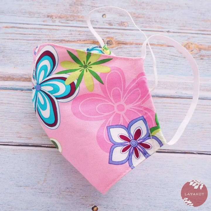 Hawaiian Face Mask • Pink Disco - Made in Hawaii