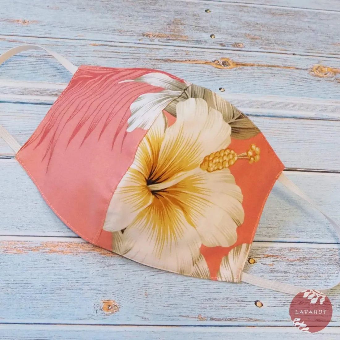 Hawaiian Face Mask • Pink Hibiscus Joy - Made In Hawaii