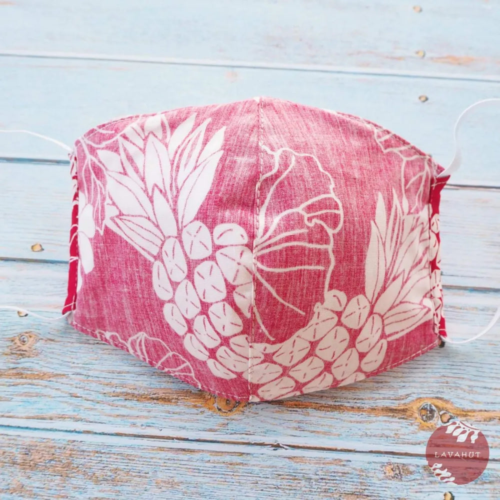 Hawaiian Face Mask • Red Koloa - Made in Hawaii