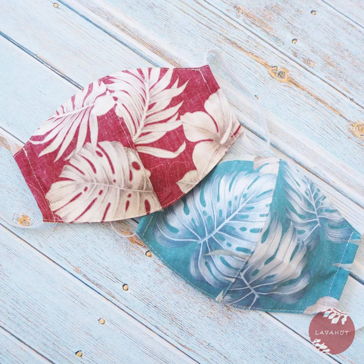 Hawaiian Face Mask • Red Olomana - Made in Hawaii