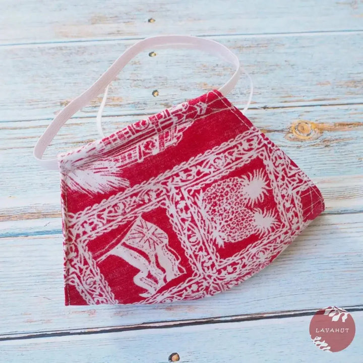 Hawaiian Face Mask • Red Statehood - Made in Hawaii