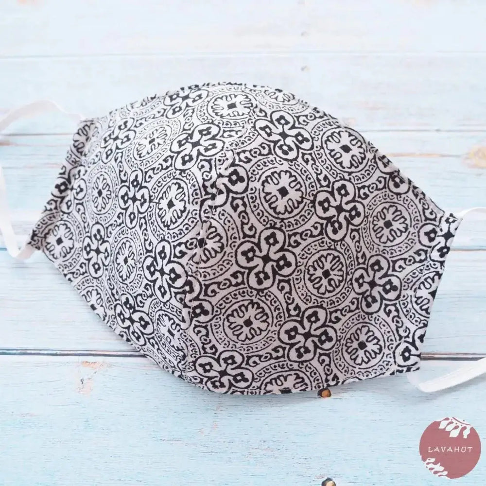 Hawaiian Face Mask • White Clover - Made in Hawaii