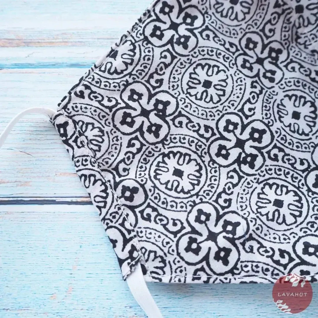 Hawaiian Face Mask • White Clover - Made in Hawaii
