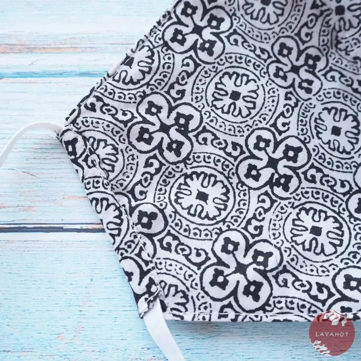 Hawaiian Face Mask • White Clover - Made in Hawaii