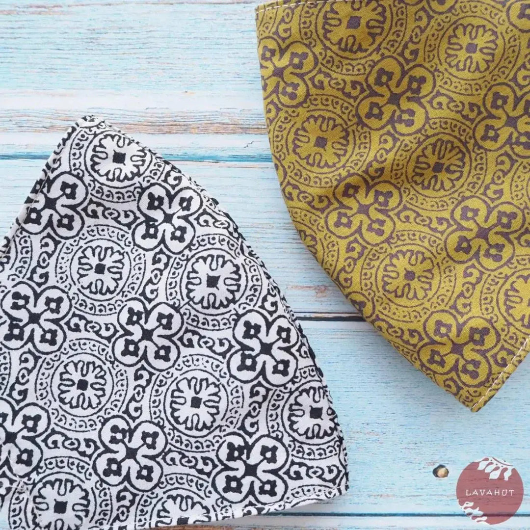 Hawaiian Face Mask • White Clover - Made in Hawaii