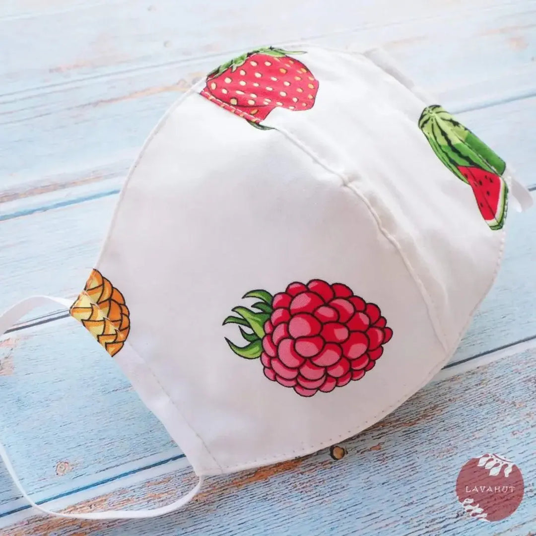 Hawaiian Face Mask • White Fruity - Made in Hawaii