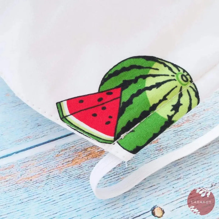 Hawaiian Face Mask • White Fruity - Made in Hawaii