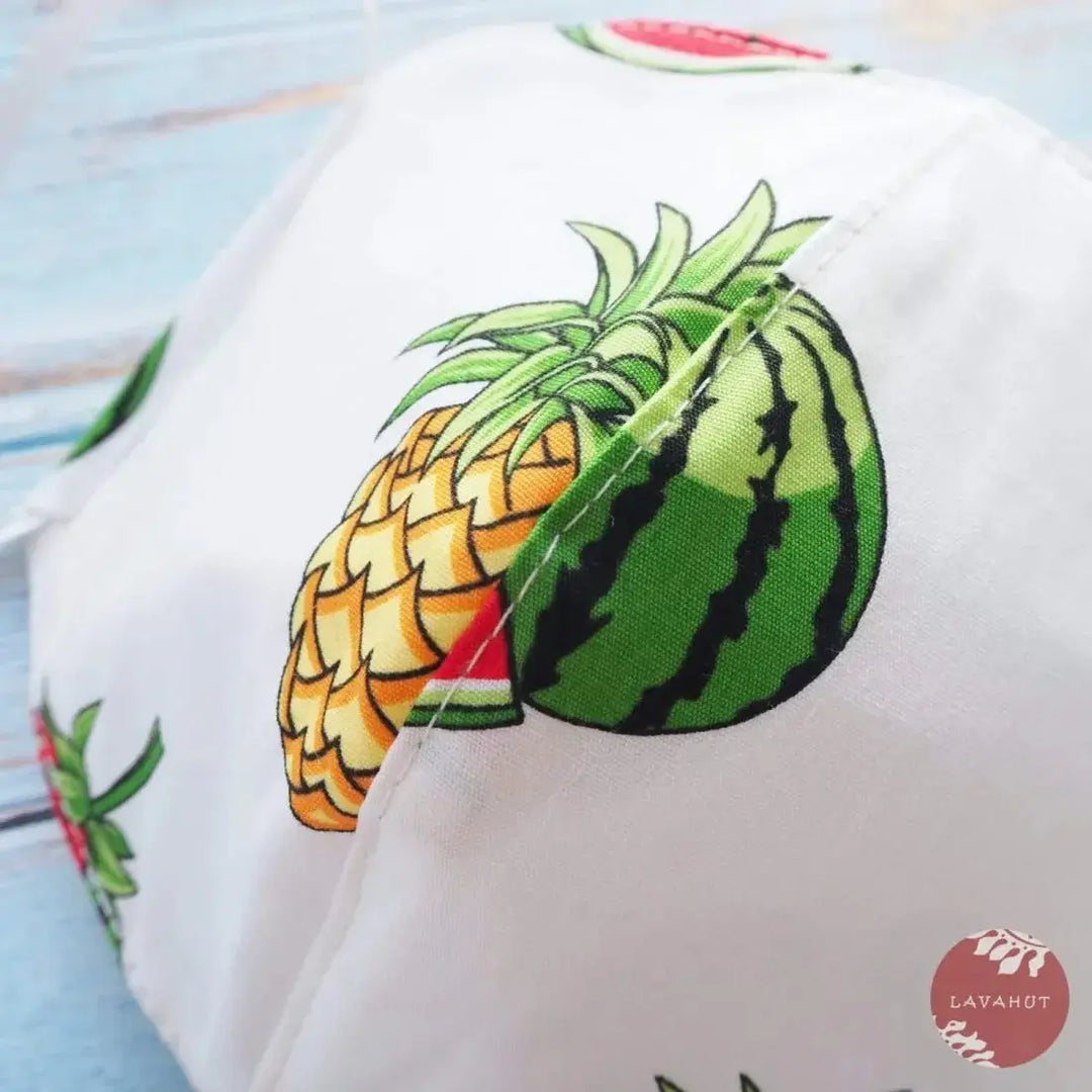 Hawaiian Face Mask • White Fruity - Made in Hawaii