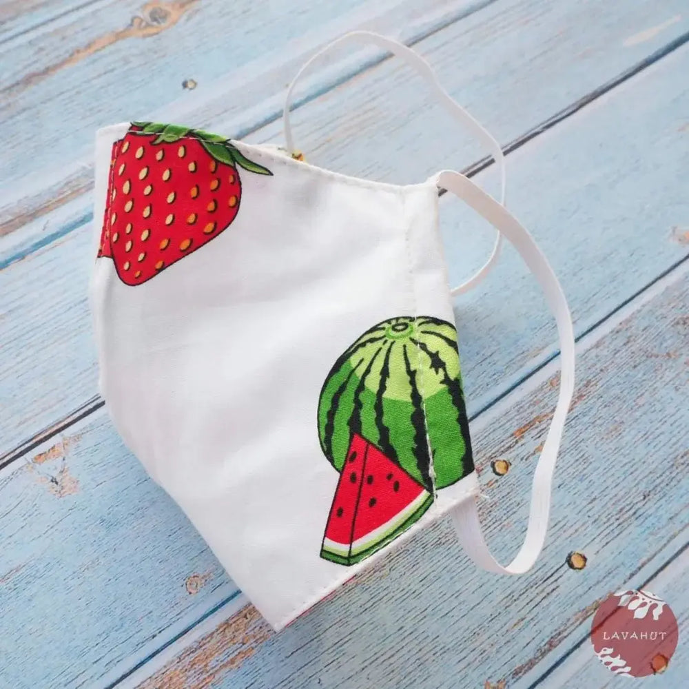 Hawaiian Face Mask • White Fruity - Made in Hawaii