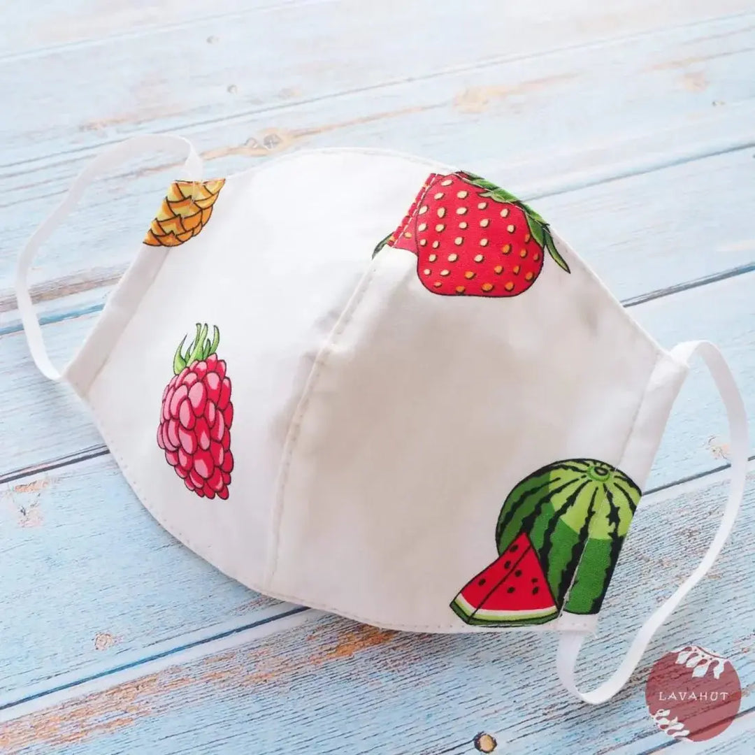 Hawaiian Face Mask • White Fruity - Made in Hawaii
