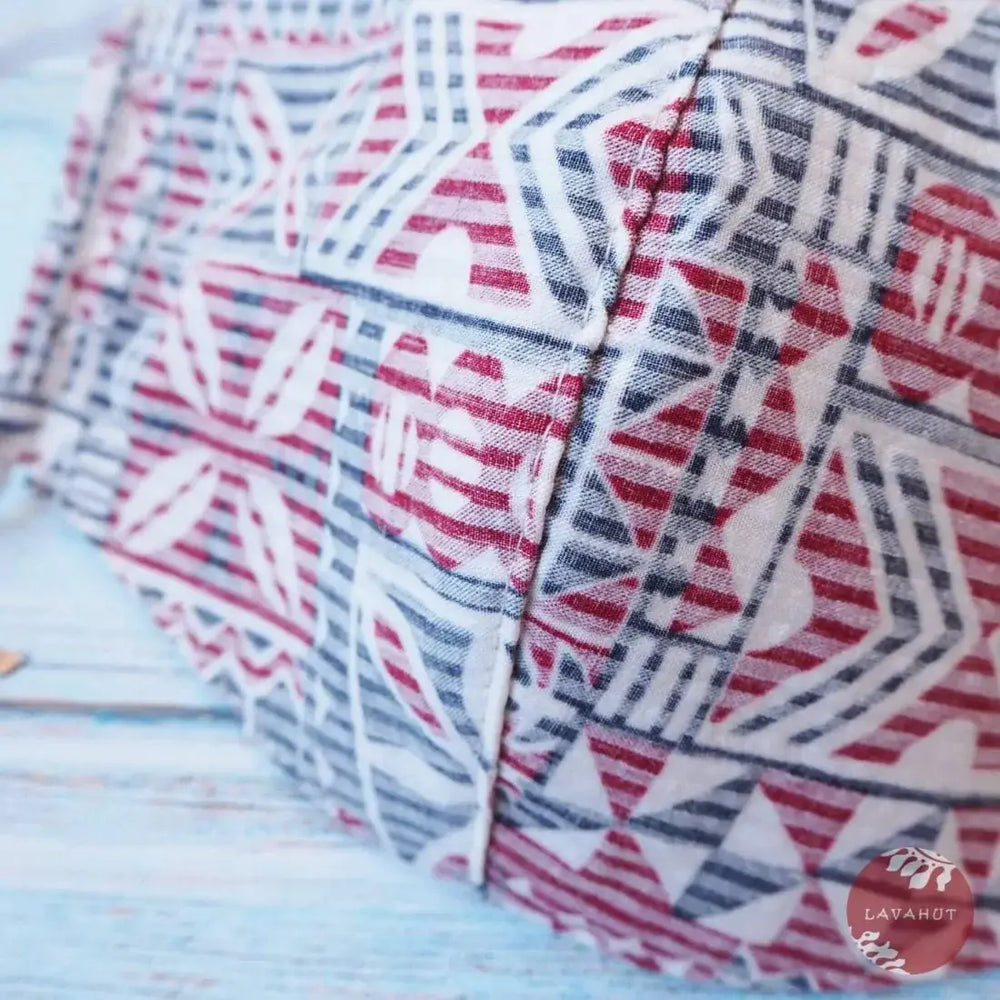 Hawaiian Face Mask • White Iolani - Made in Hawaii