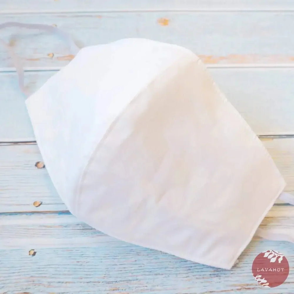 Hawaiian Face Mask • White Makamae - Made in Hawaii