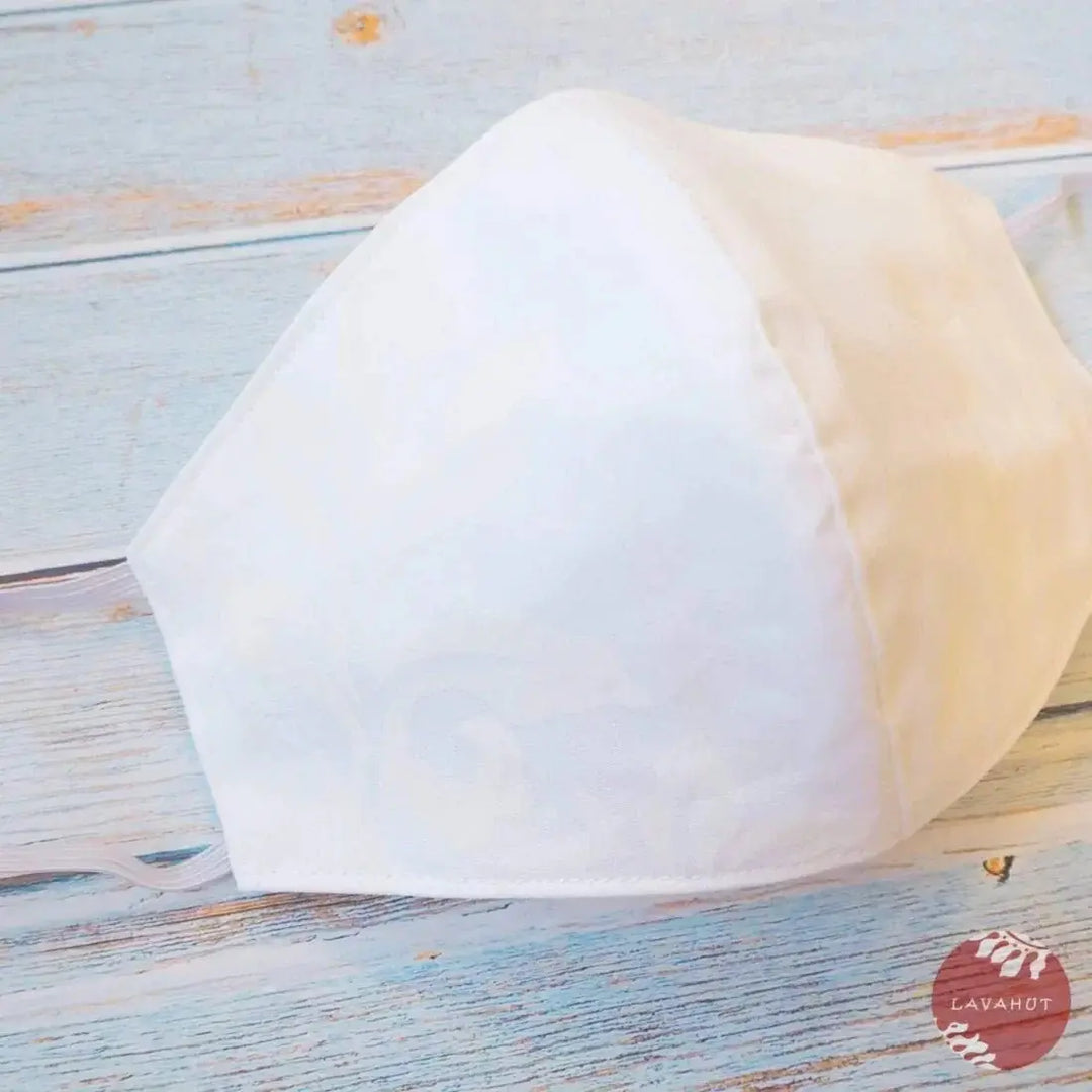 Hawaiian Face Mask • White Makamae - Made in Hawaii