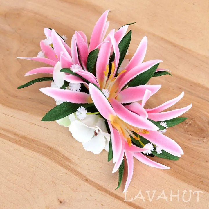 Heavenly Hawaiian Flower Hair Clip - Made in Hawaii