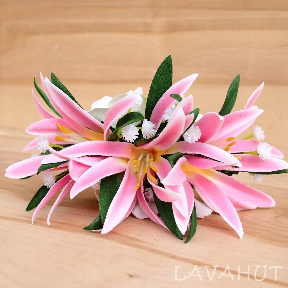 Heavenly Hawaiian Flower Hair Clip - Made in Hawaii