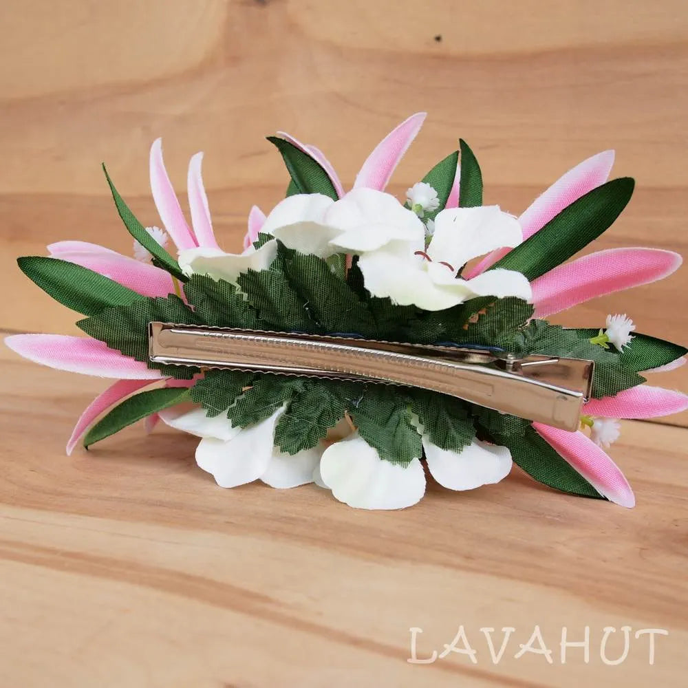 Heavenly Hawaiian Flower Hair Clip - Made in Hawaii