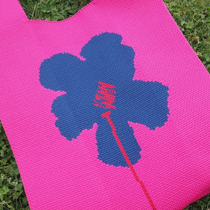 Hibiscus Chic Pink Knot Bag - Made in Hawaii
