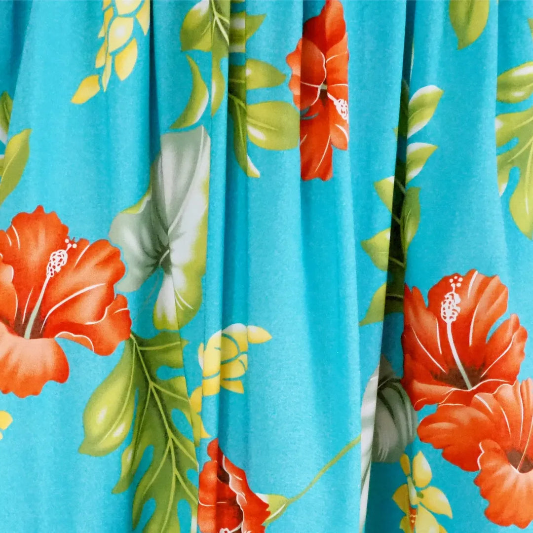 Honeymoon Aqua Moonkiss Hawaiian Dress - Made in Hawaii