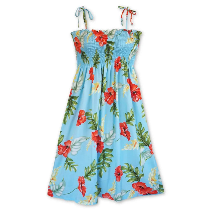 Honeymoon Blue Moonkiss Hawaiian Dress - Made in Hawaii