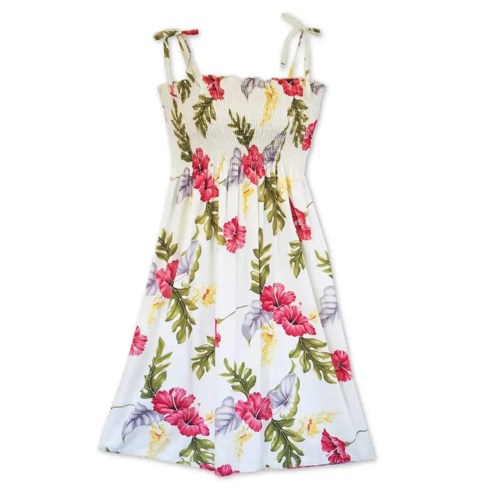 Honeymoon Cream Moonkiss Hawaiian Dress - Made in Hawaii