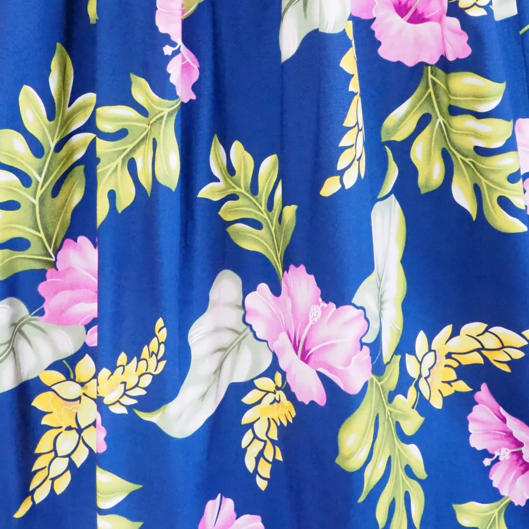 Honeymoon Royal Blue Moonkiss Hawaiian Dress - Made in Hawaii