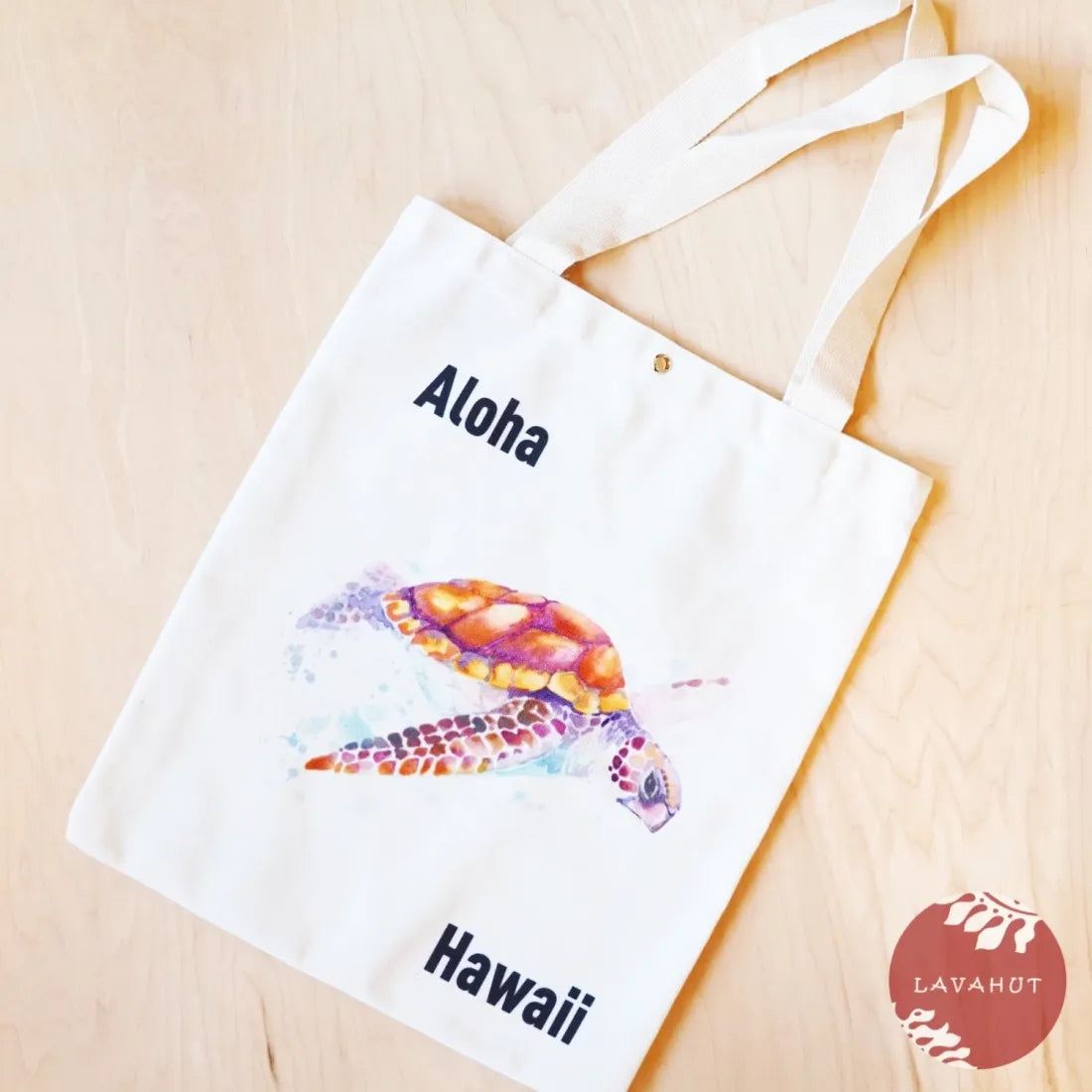 Honu ’turtle’ Eco Canvas Bag - Made In Hawaii