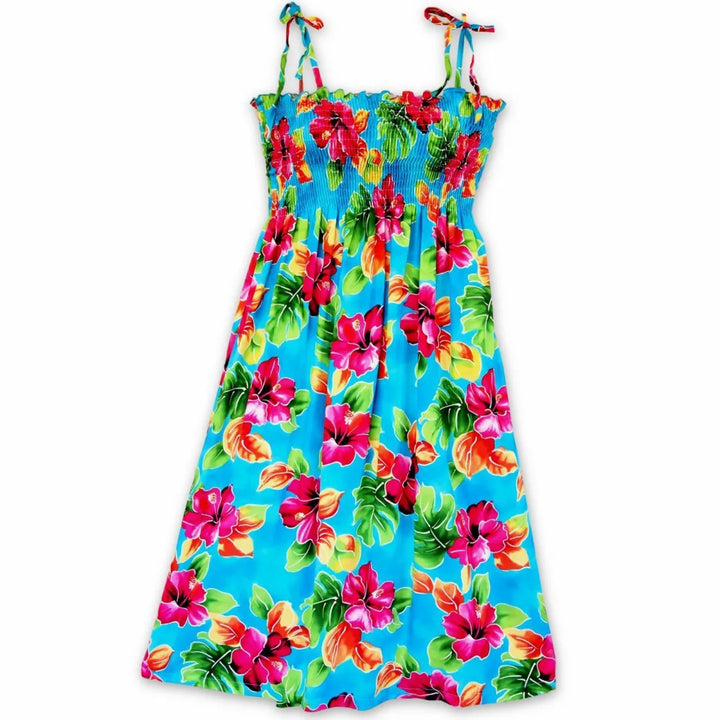 Hoopla Blue Moonkiss Hawaiian Dress - Made in Hawaii