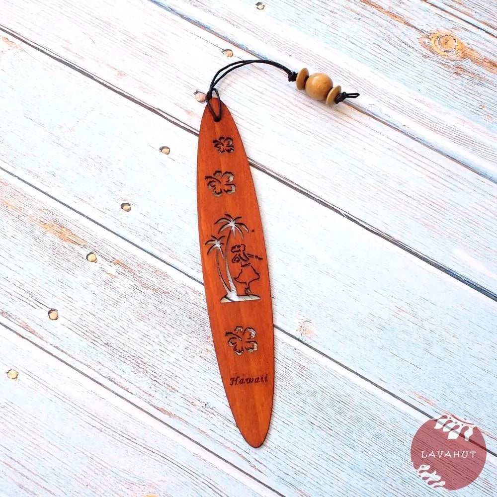 Hula Girl Hawaiian Wooden Bookmark - Made in Hawaii