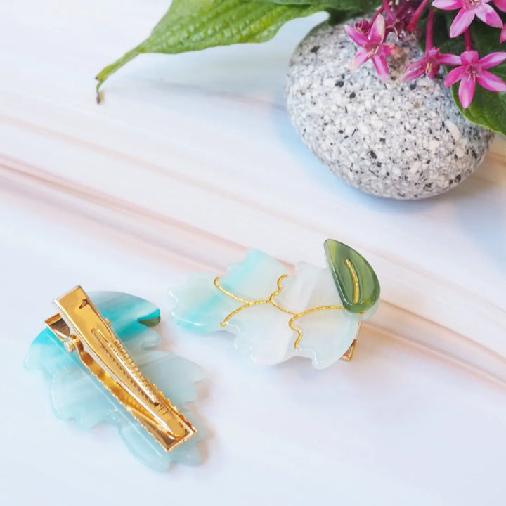 Hyacinth Mini Hair Clip Set - Made in Hawaii