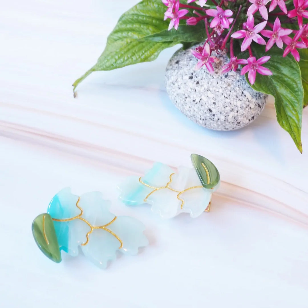 Hyacinth Mini Hair Clip Set - Made in Hawaii