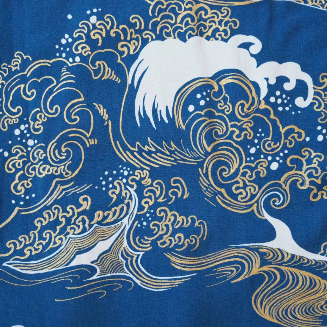 Island Breeze Crane Blue Hawaiian Rayon Shirt - Made In Hawaii