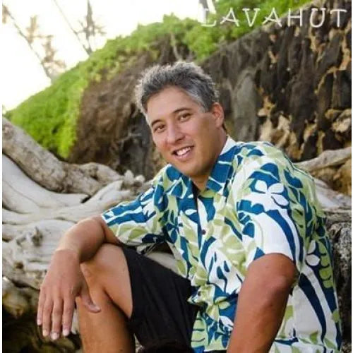 Jazz Ocean Hawaiian Rayon Shirt - Made In Hawaii