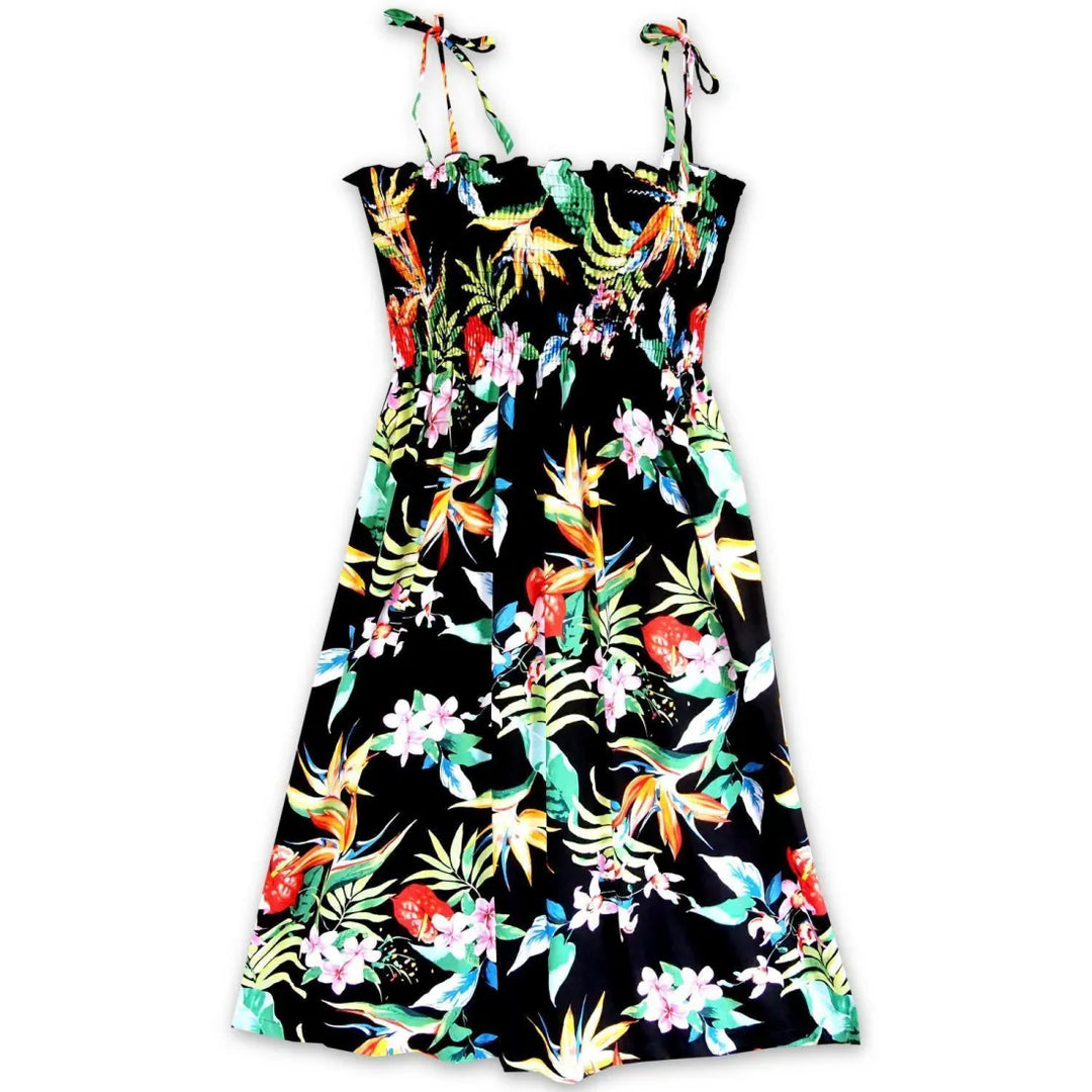 Jungle Black Moonkiss Hawaiian Dress - Made in Hawaii