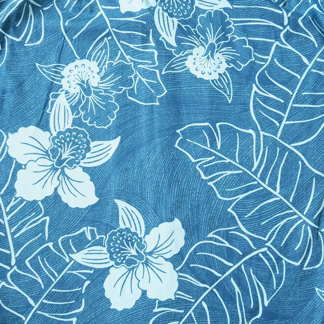 Ka'anapali Aqua Hawaiian Cotton Shirt – Authentic Hawaiian Cotton Men's Shirts by Lavahut
