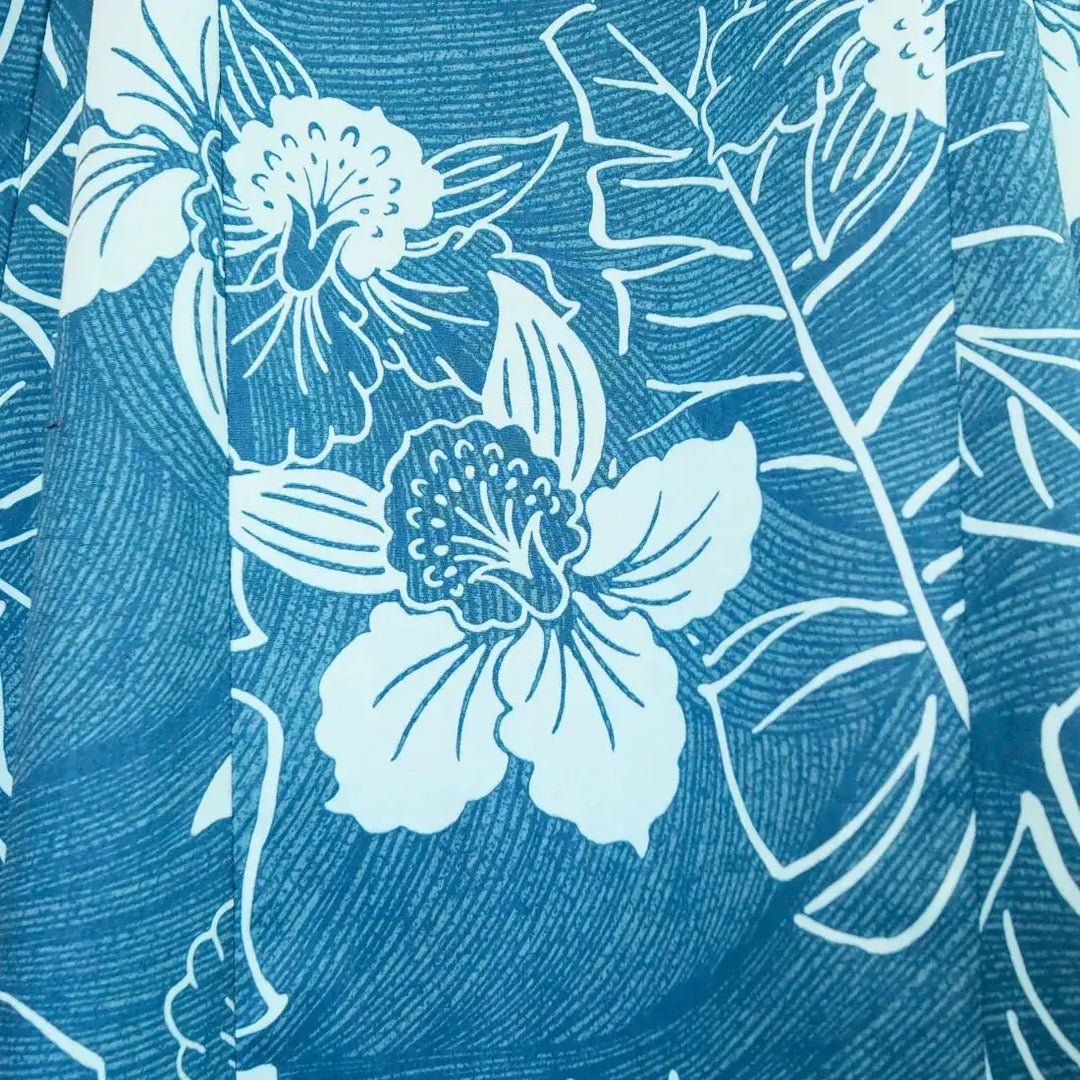 Ka’anapali Aqua Leilani Hawaiian Muumuu Dress Made in Hawaii
