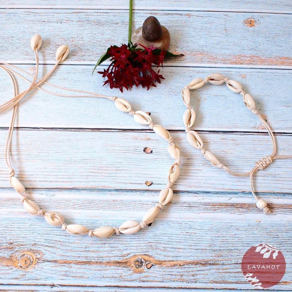 Kaena Cowry White Hawaiian Bracelet – Authentic Hawaiian Necklaces by Lavahut