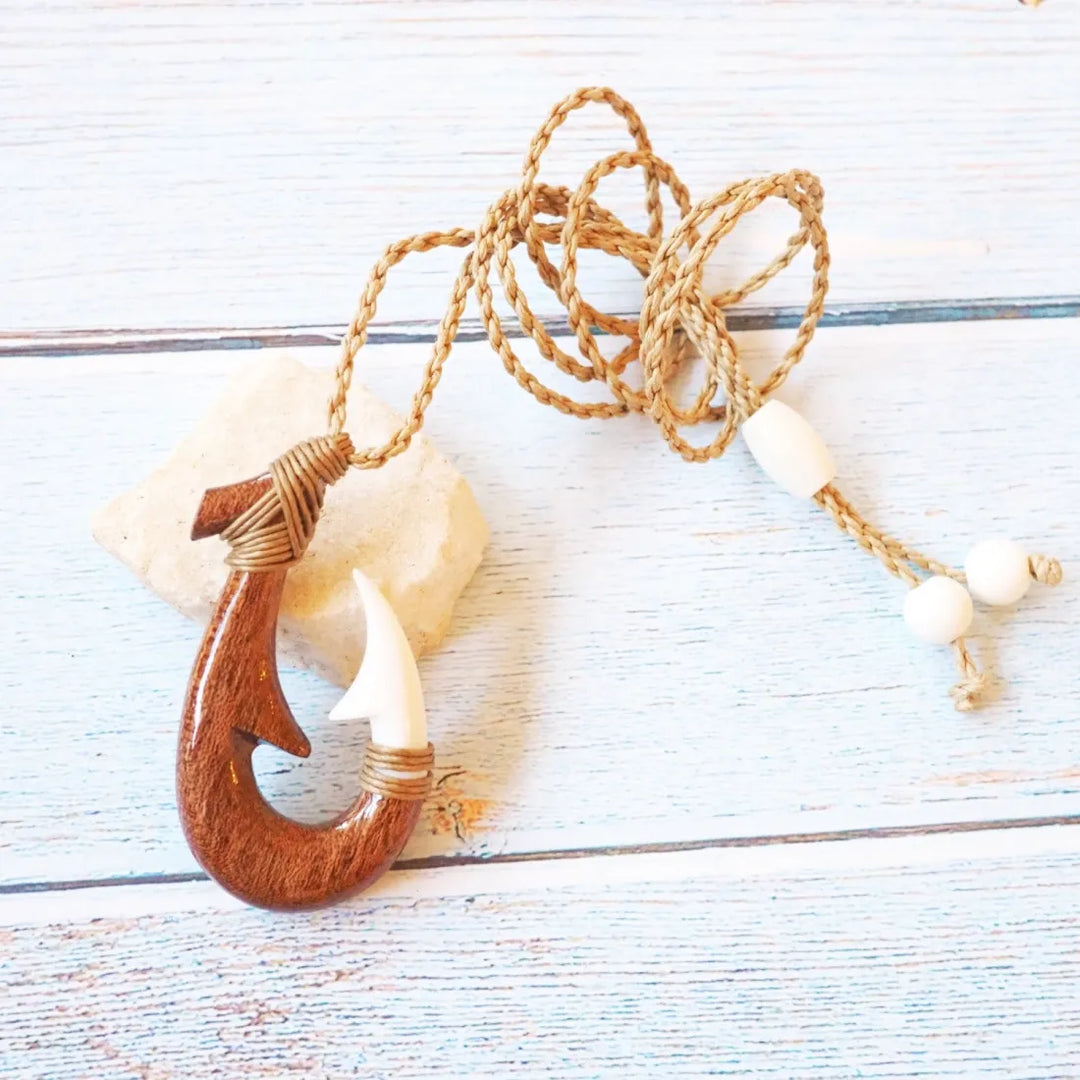 Kaena Fish Hook Necklace - Made in Hawaii