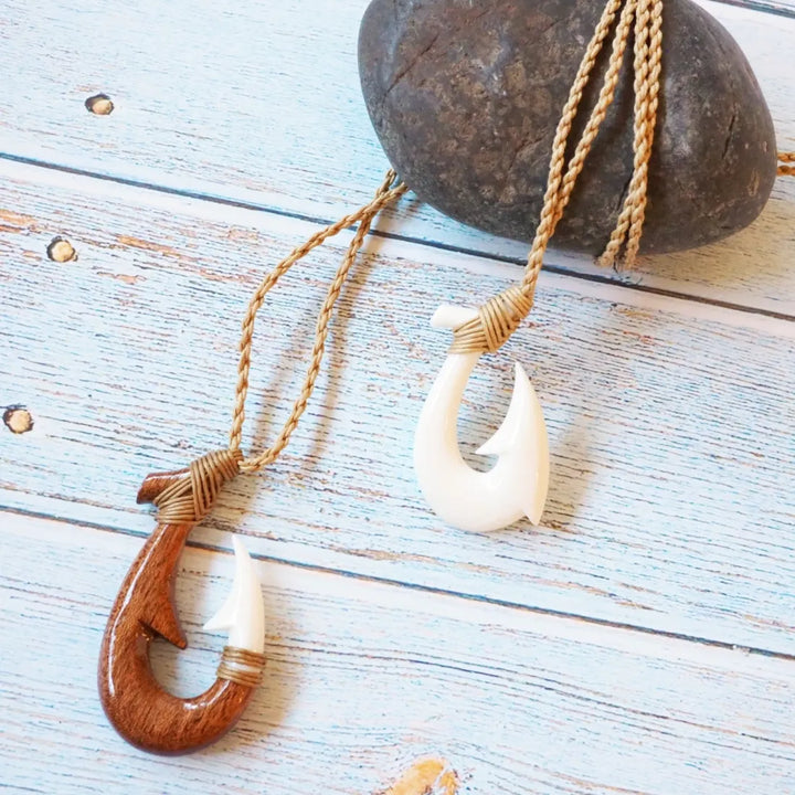 Kaena Fish Hook Necklace - Made in Hawaii