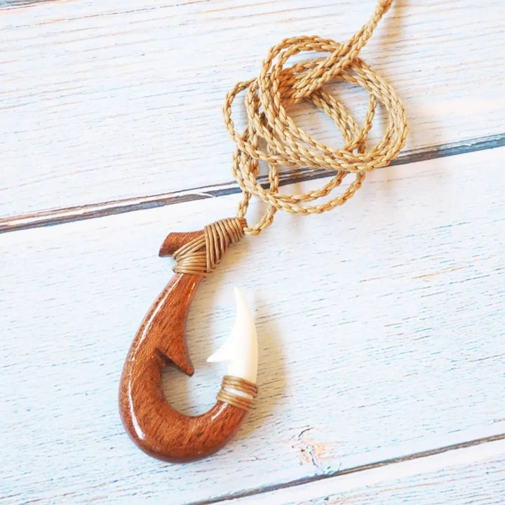 Kaena Fish Hook Necklace – Authentic Hawaiian Necklaces by Lavahut