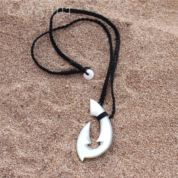 Kaneohe Fish Hook Hawaiian Necklace - Made in Hawaii