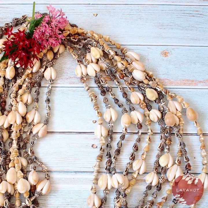 Kaneohe Nasa Seashells Hawaiian Lei Bundle - Made in Hawaii